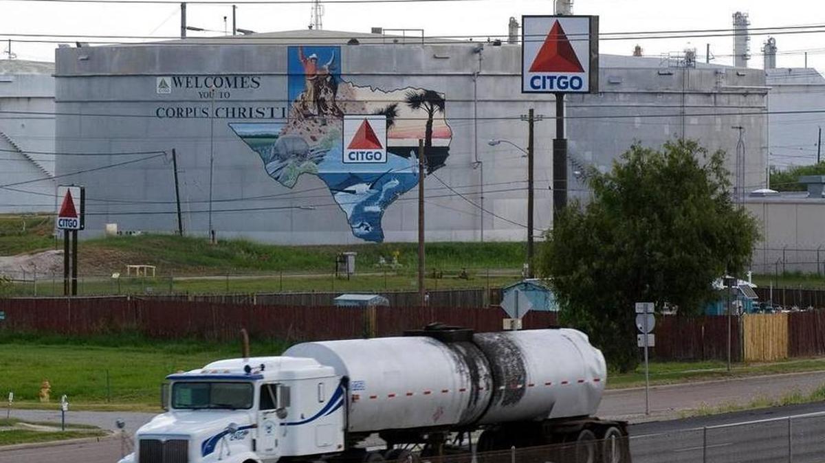 La refinería Citgo en Corpus Christi, Texas. Citgo es una filial de la estatal petrolera venezolana PDVSA.