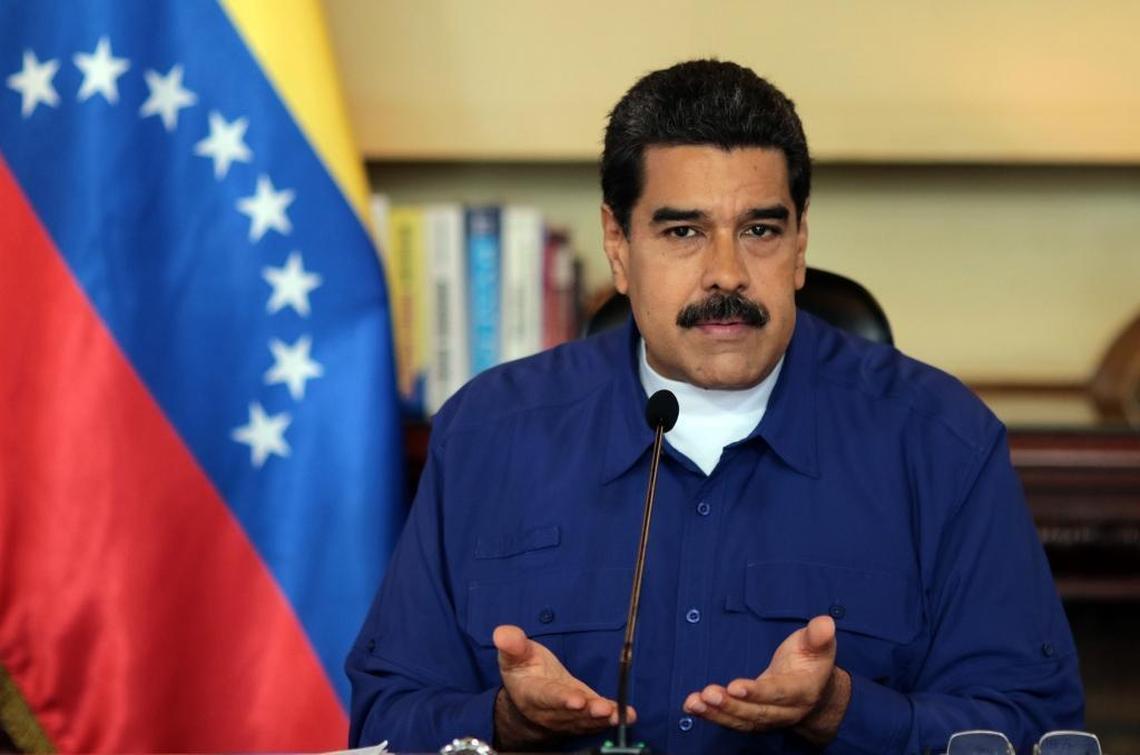 Venezuelan President Nicolás Maduro addresses a July 17 meeting with candidates for the national constituent assembly members in Caracas.