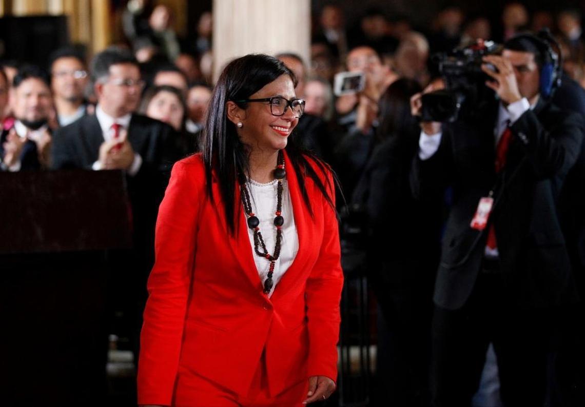 Delcy Rodríguez, a former foreign minister, was named president of Venezuela’s new constituent assembly.