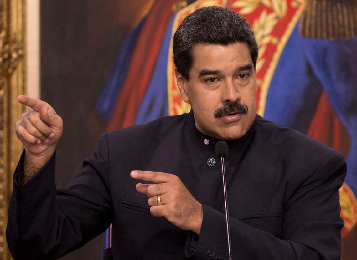 Venezuelan President Nicolás Maduro spoke on national television Tuesday, in what he called a “news conference” for international media, though he took questions only from friendly outlets.