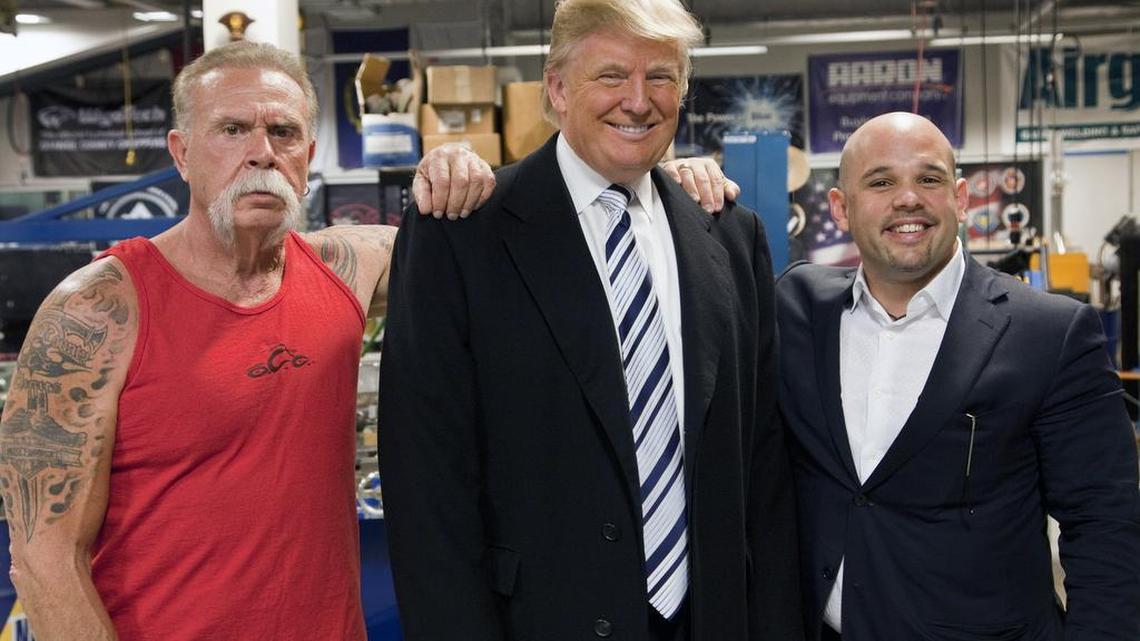 Paul Teutul Sr., Donald Trump and Carlos Urbaneja.
