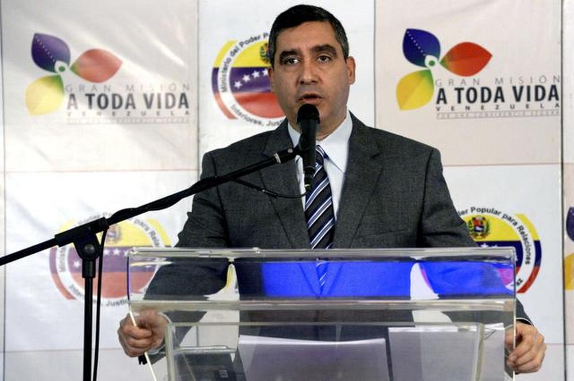  Venezuela's former Interior and Justice Minister, Miguel Rodriguez Torres. 