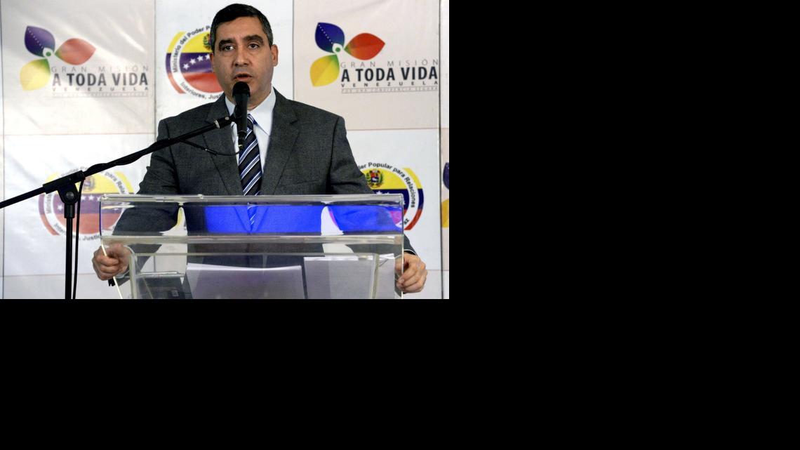 
 Venezuela's ousted Interior and Justice Minister, Miguel Rodriguez Torres. 
