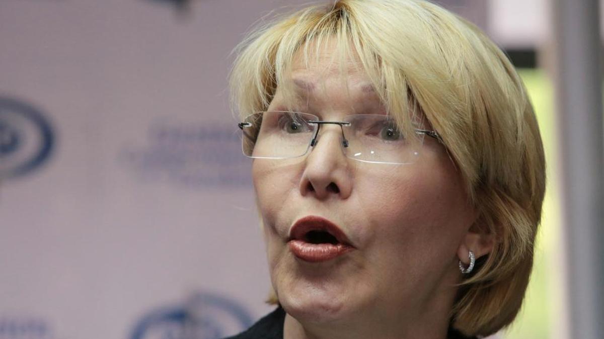 In this May 24, 2017 file photo, Venezuela's Chief Prosecutor Luisa Ortega Diaz speaks to the press at her office in Caracas, Venezuela. Ortega Diaz said Thursday, June 8, that she has asked the country's supreme court to annul the government's effort to rewrite the constitution.