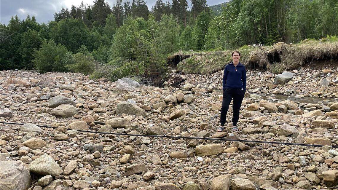 A couple walking along a rocky river in Norway stumbled on a rare tool from 4,000 years ago, archaeologists said and photos show.