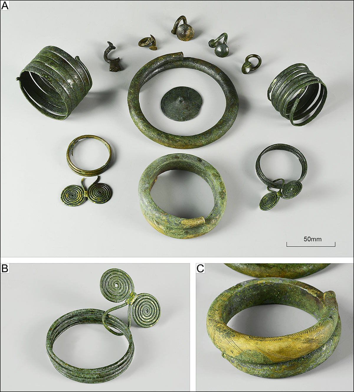 Some of the ornament offerings found at Papowo Biskupie.