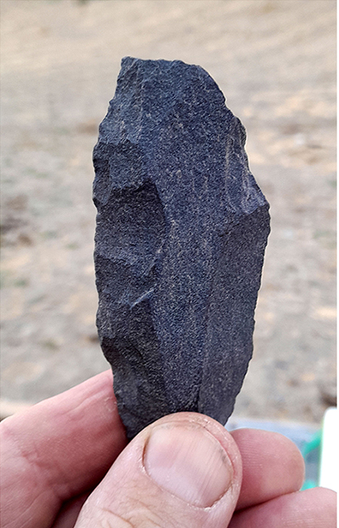 A prehistoric stone artifact found at Soii Havzak.