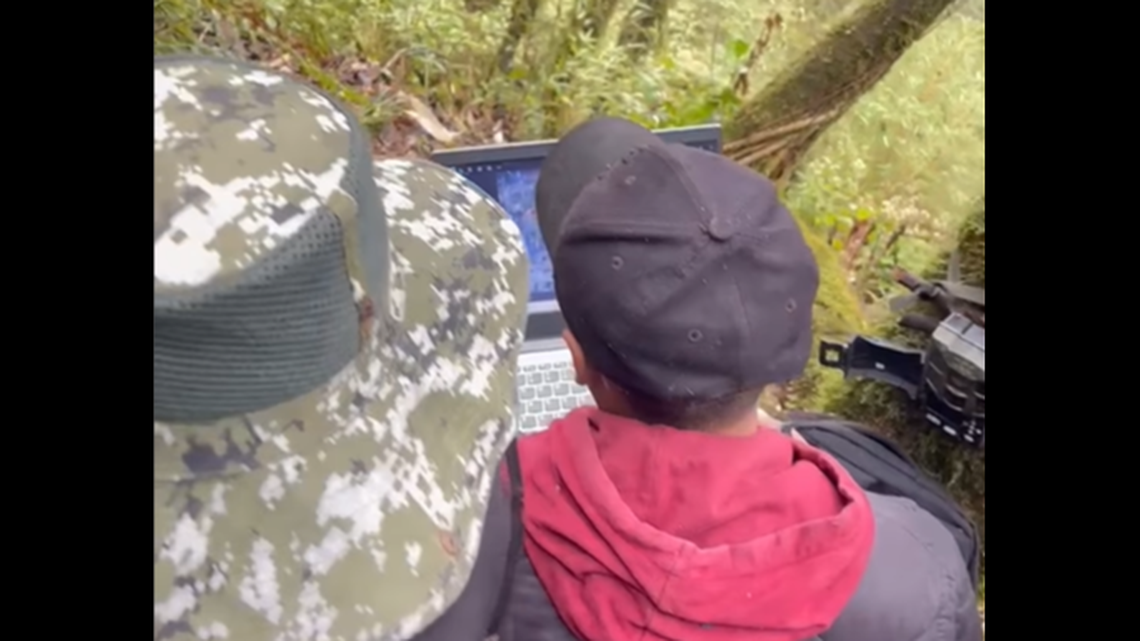 An organization in India saw a rare bird on their camera traps.