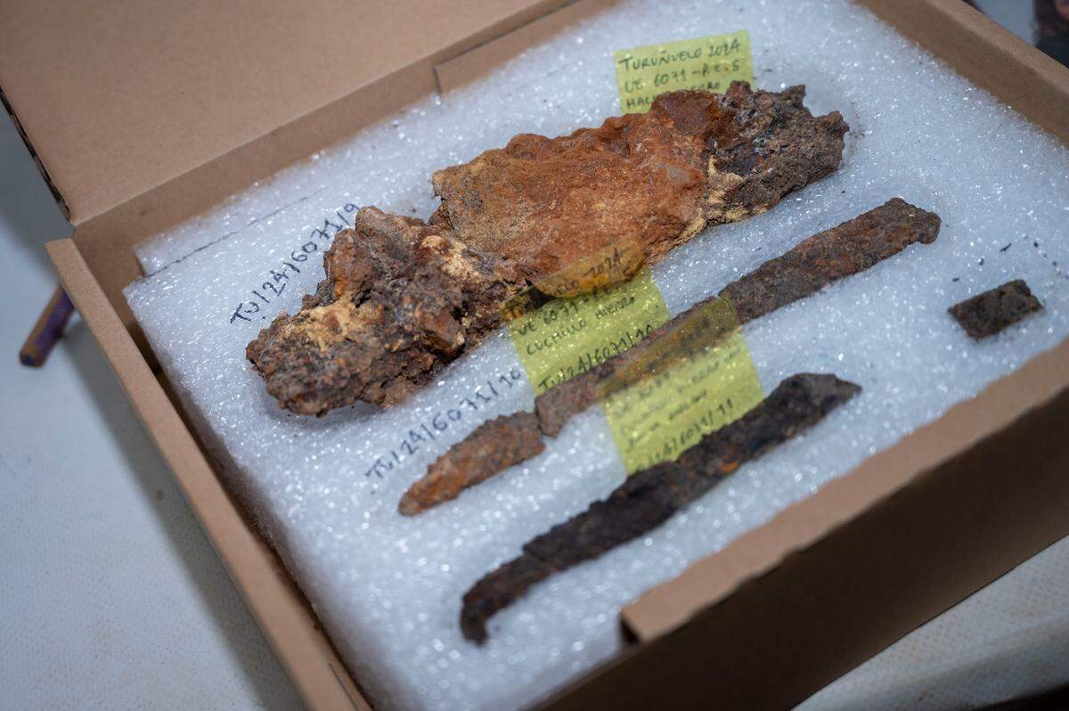 Ancient metal artifacts found in Guareña.