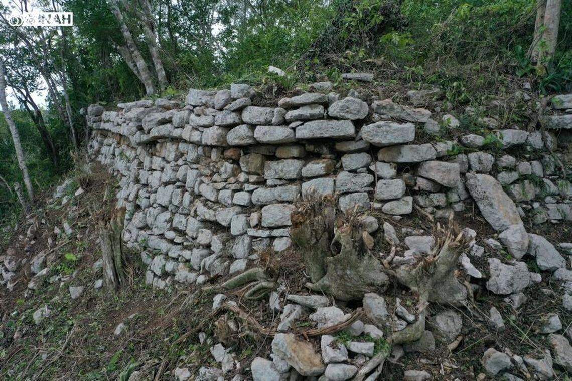 One of the ancient structures at X’baatún.
