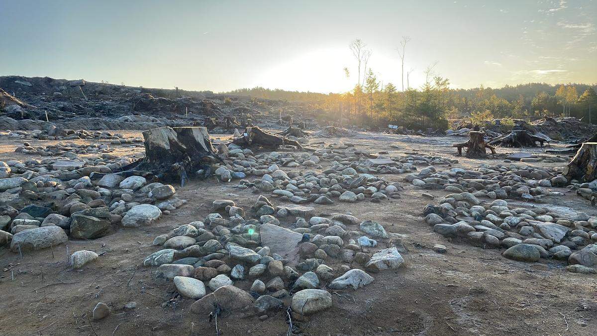 The 2,200-year-old burial ground for young children.
