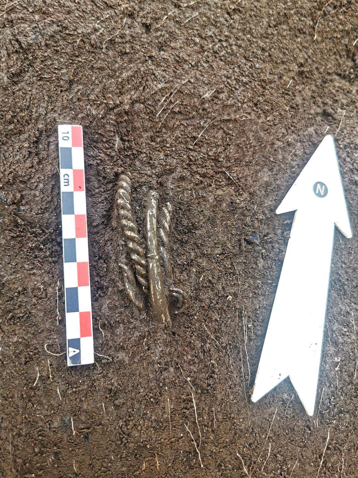 The 1,100-year-old Viking bracelets found in Årdal.