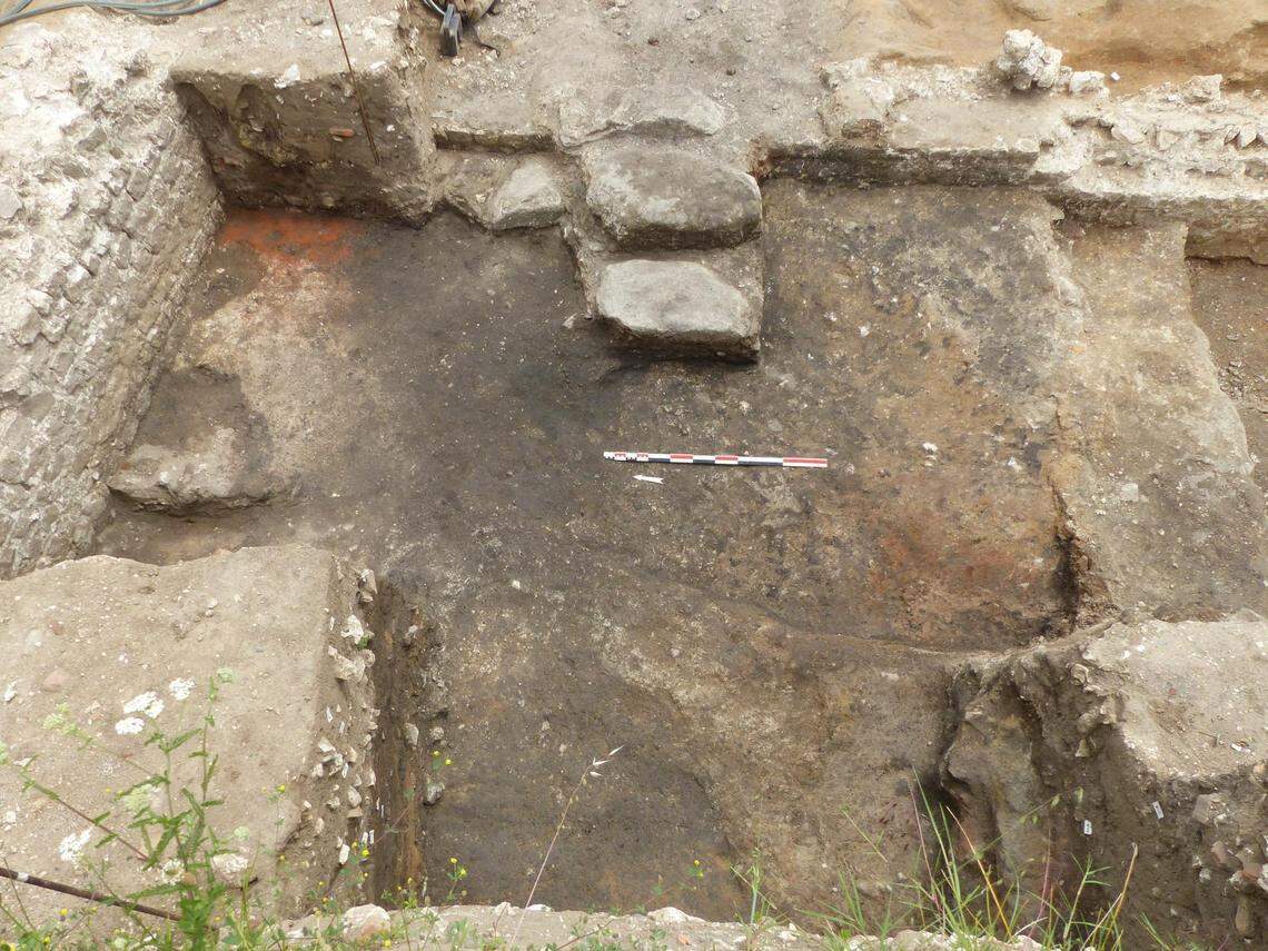 A boiler room at the Roman thermal baths found in Villeneuve-sur-Lot.