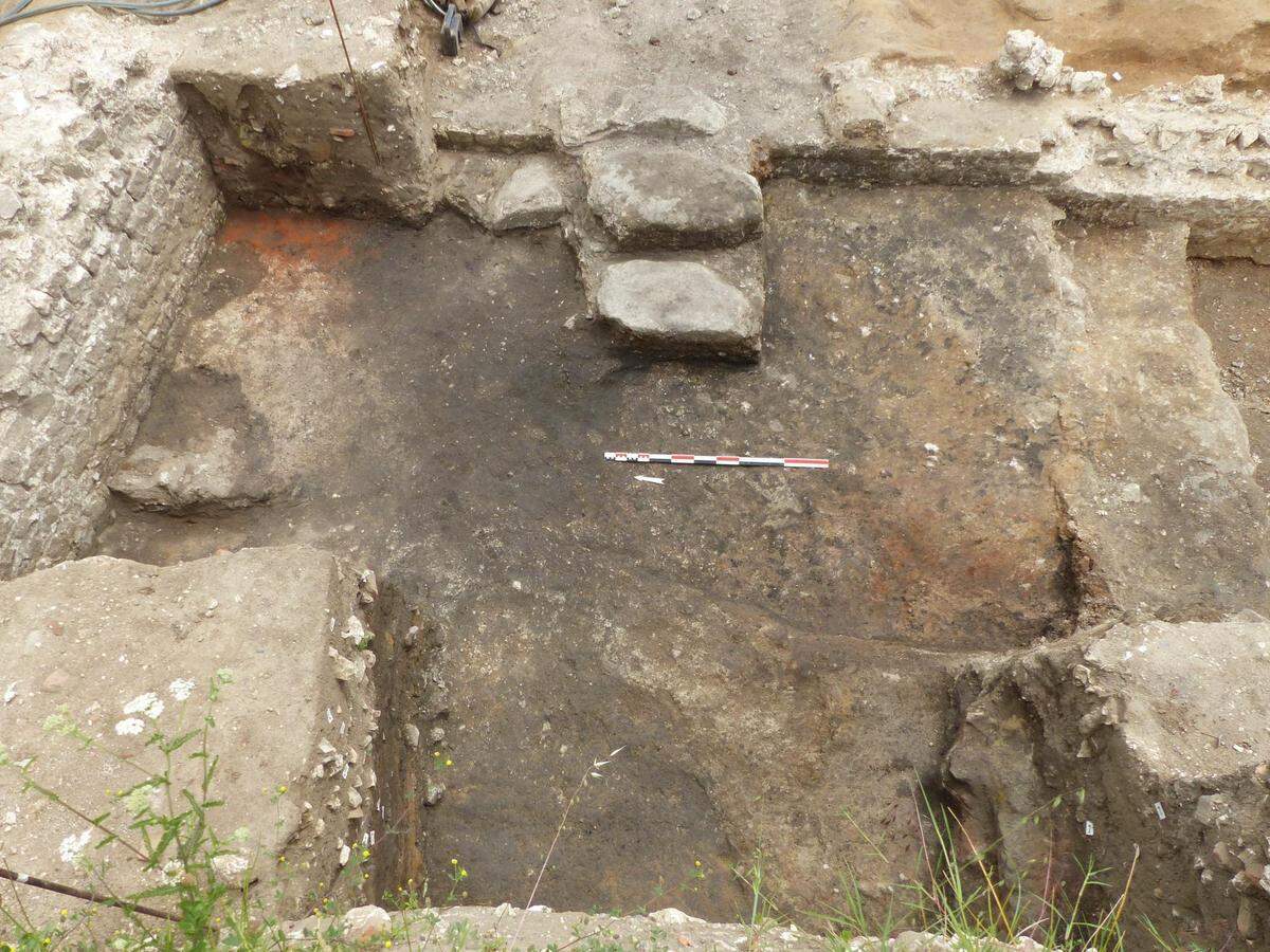 A boiler room at the Roman thermal baths found in Villeneuve-sur-Lot.