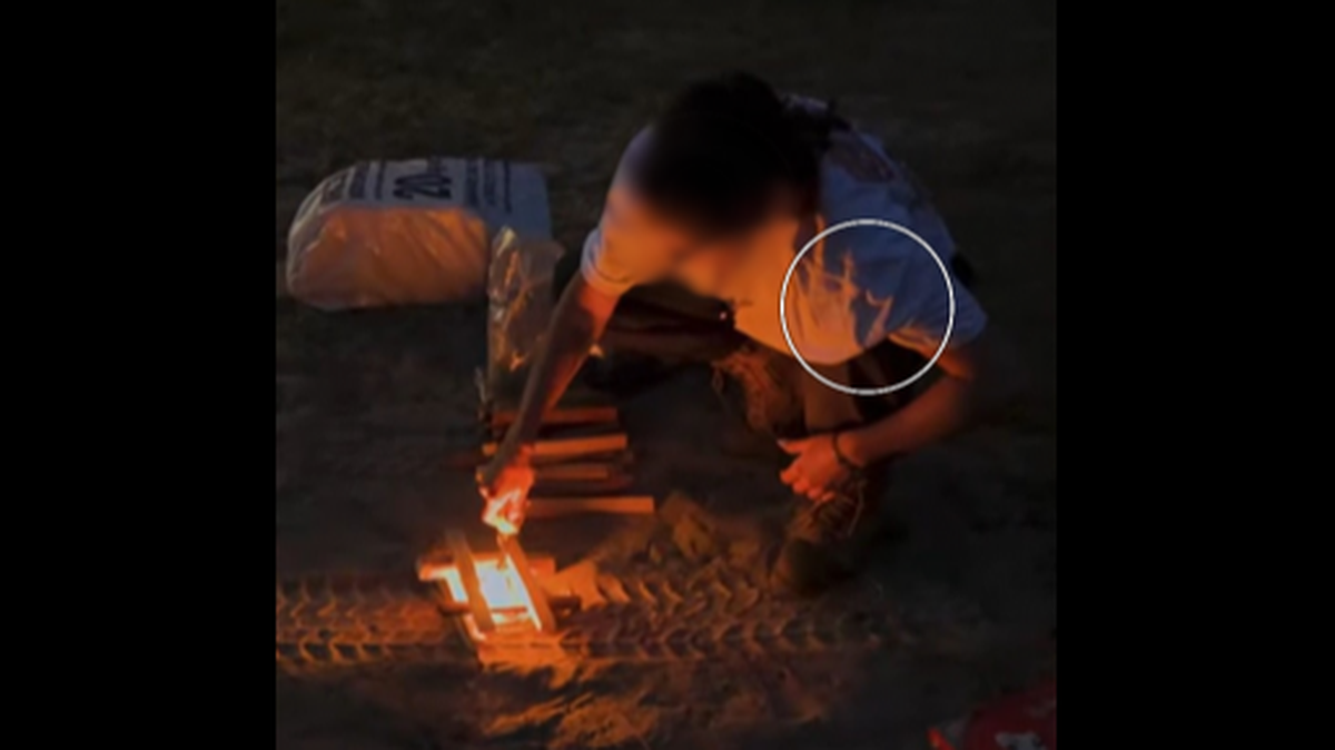 A social media influencer visited an island in Australia and filmed herself lighting an “illegal fire,” rangers said. She’s been fined.