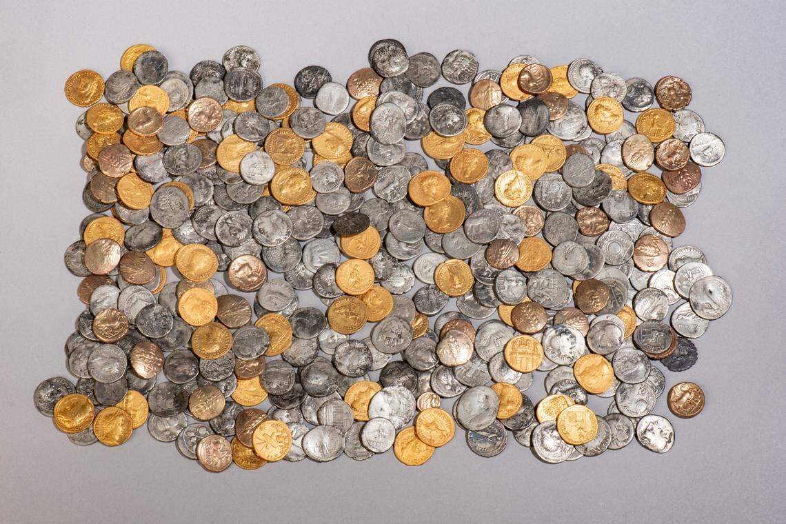 The 2,000-year-old coin collection found in Bunnik.