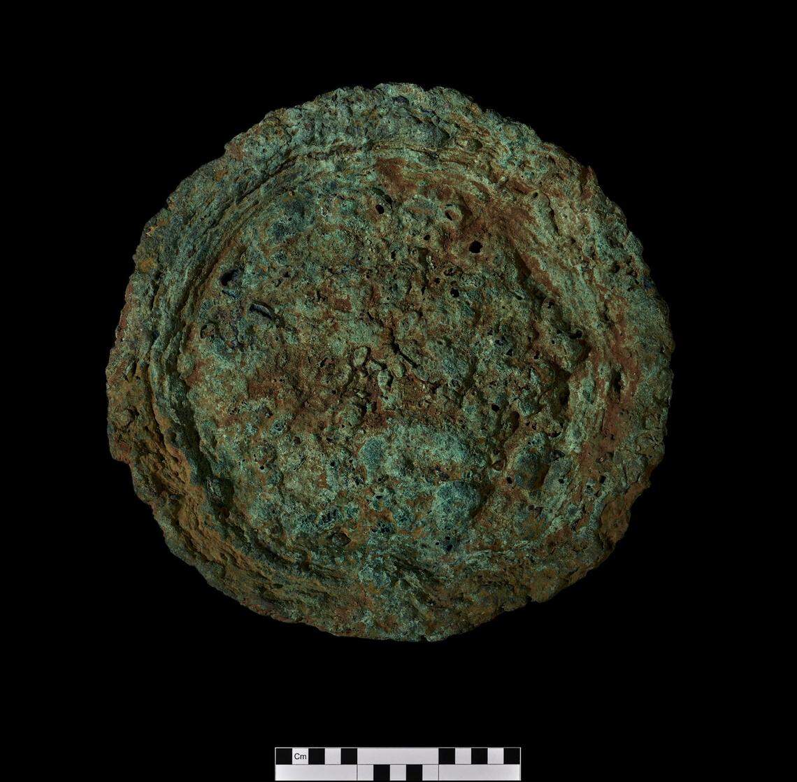 The ancient Roman ingot unearthed in near the “sacred spring” in Anglesey.