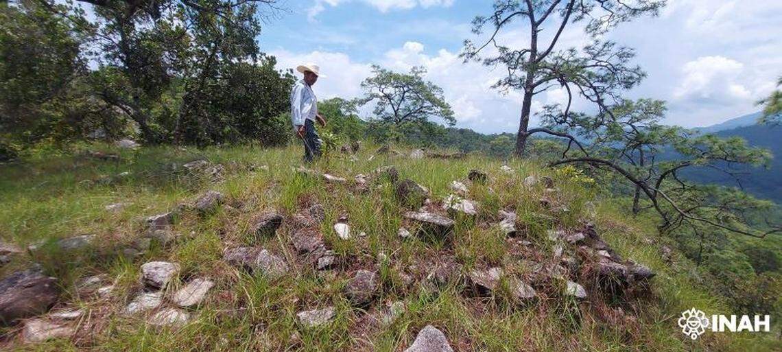 Some of the 1,200-year-old ruins at the Paso Temprano site.