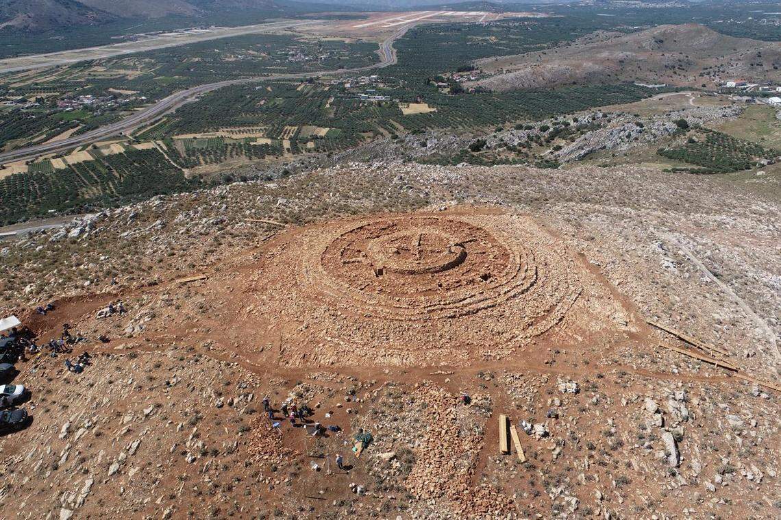 The 3,700-year-old ruins found on a hilltop.