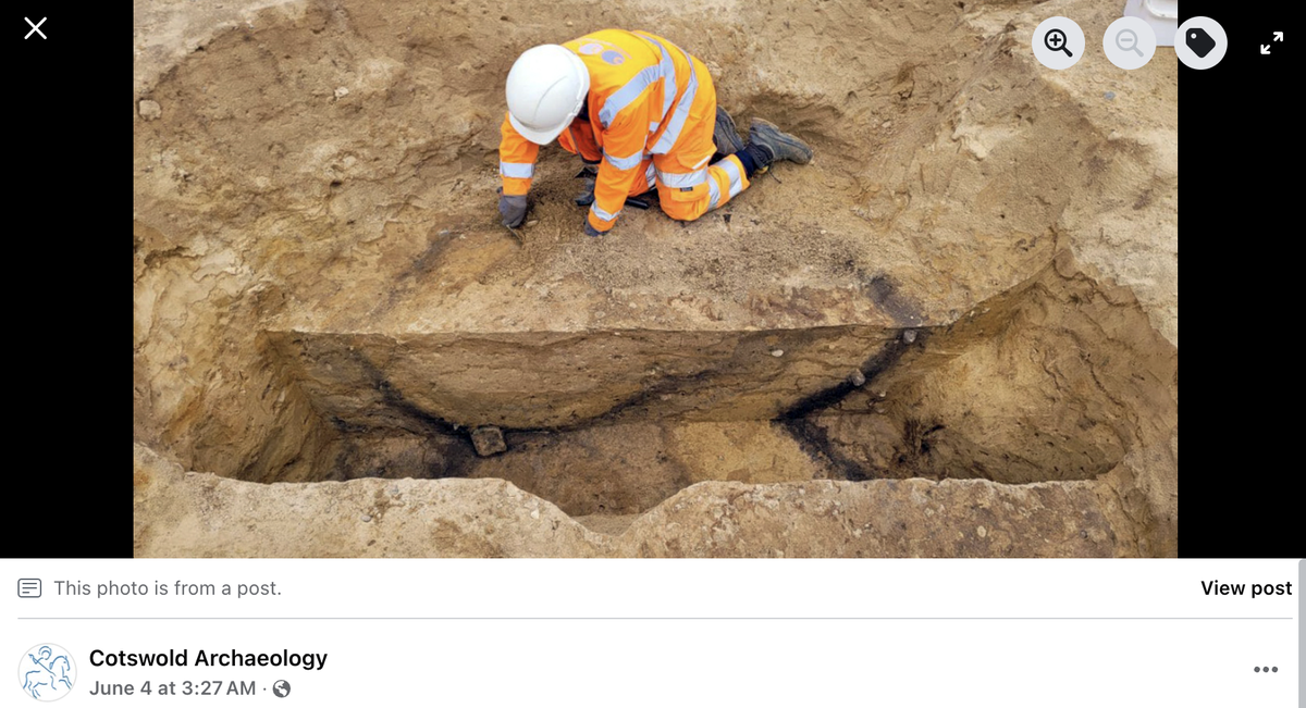 Some pits were about the size of a hot tub, while others were much larger, archaeologists said.