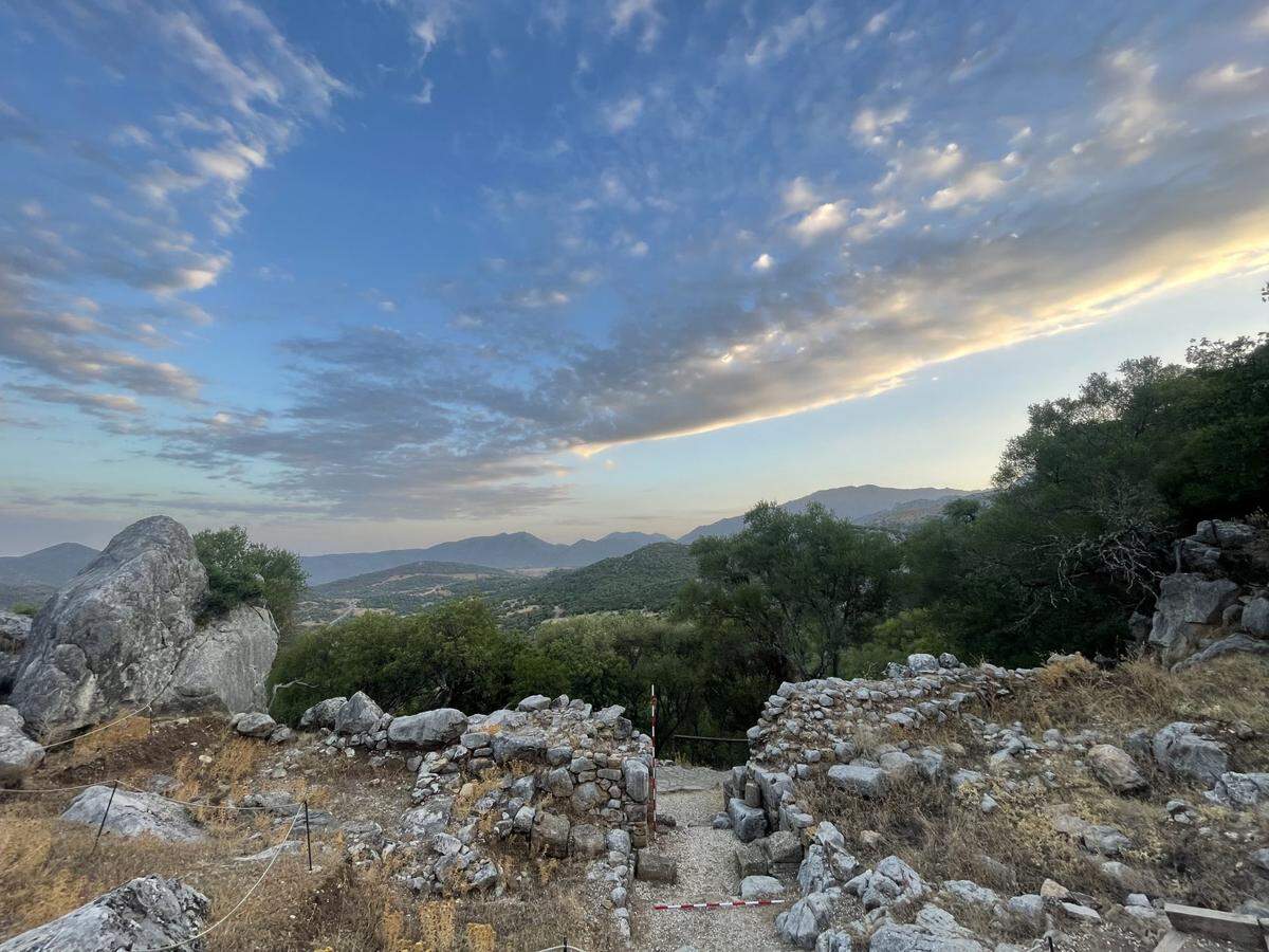 A view of the ancient Roman ruins in Ubrique.