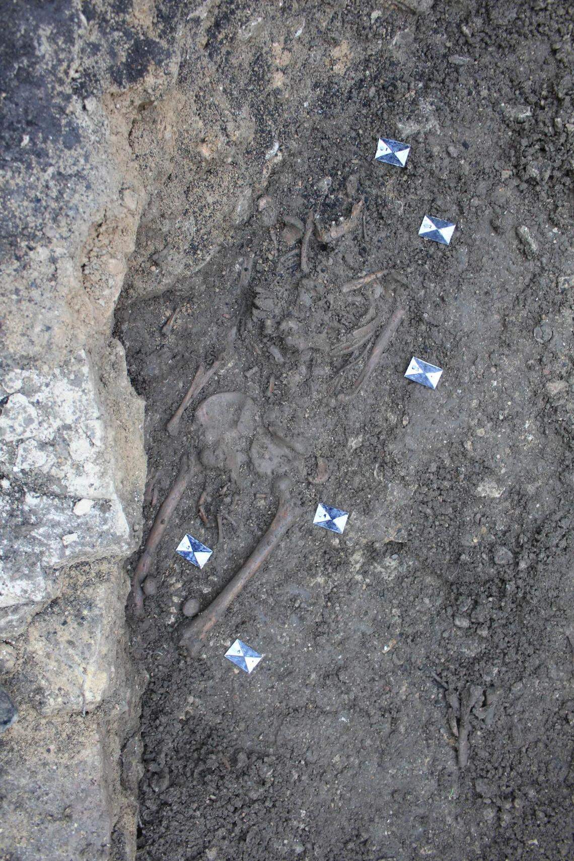 Another skeleton unearthed at the hotel.