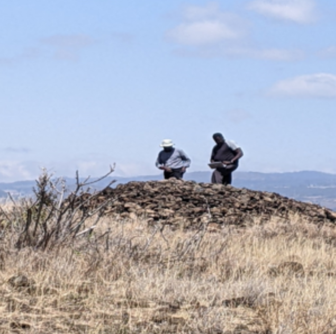A burial mound in Lewa Wildlife Conservancy.
