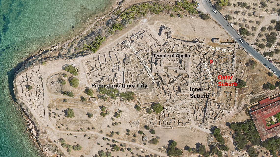 Archaeologists excavated 3,500-year-old ruins on Aegina island and found a purple dye workshop, a study said.