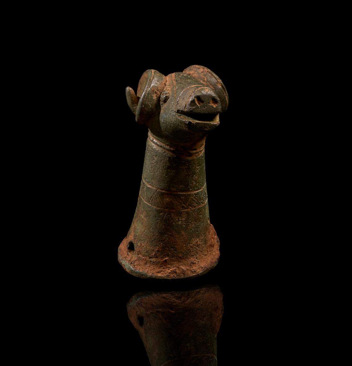 The ram’s head found in Anglesey.