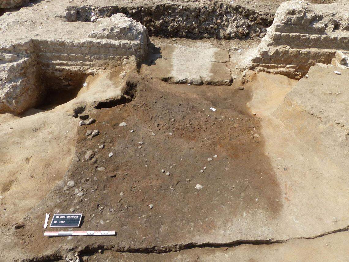 Part of the ancient Roman bathing complex found in Villeneuve-sur-Lot.