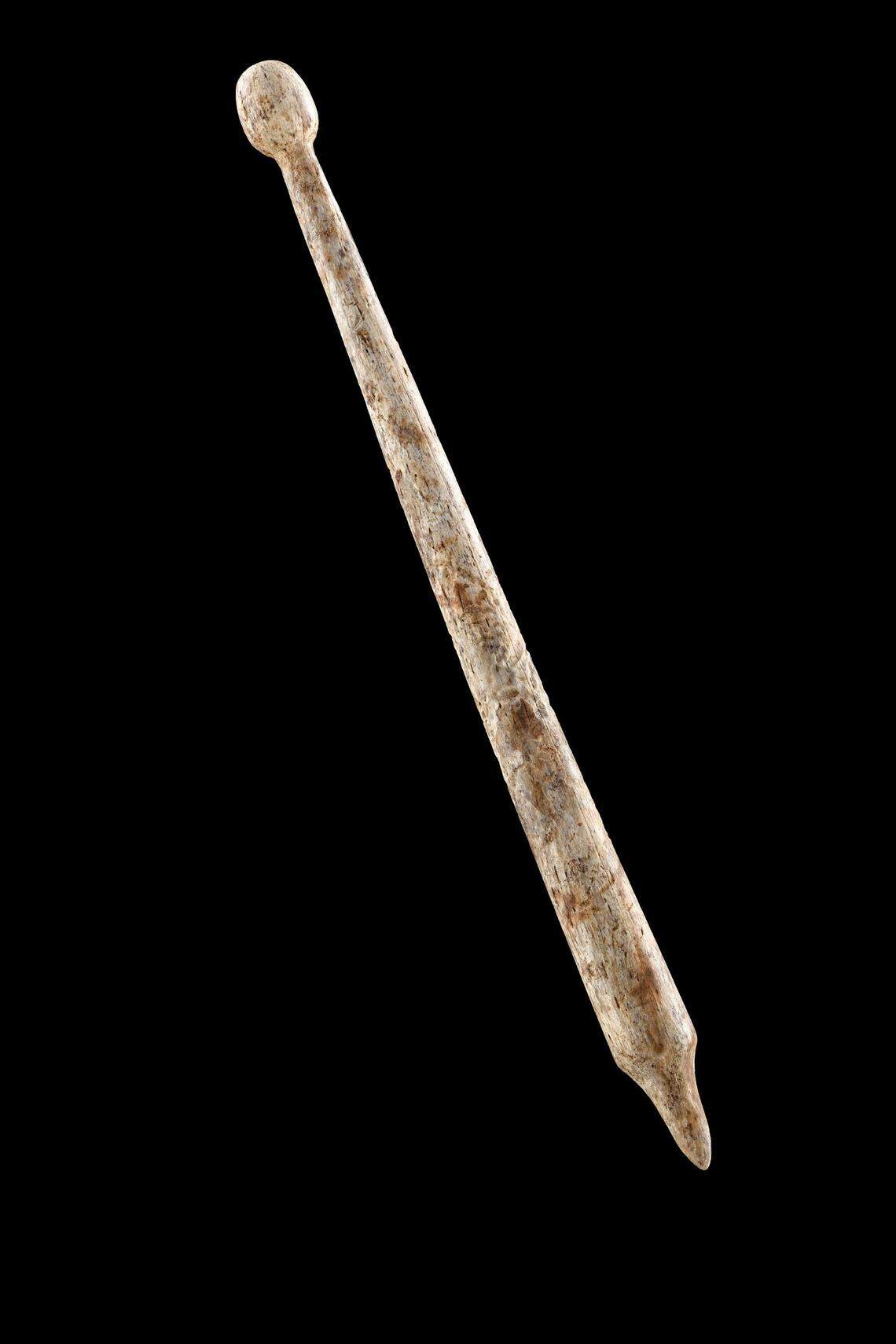 A bone writing stylus found at the 2,000-year-old fortress.