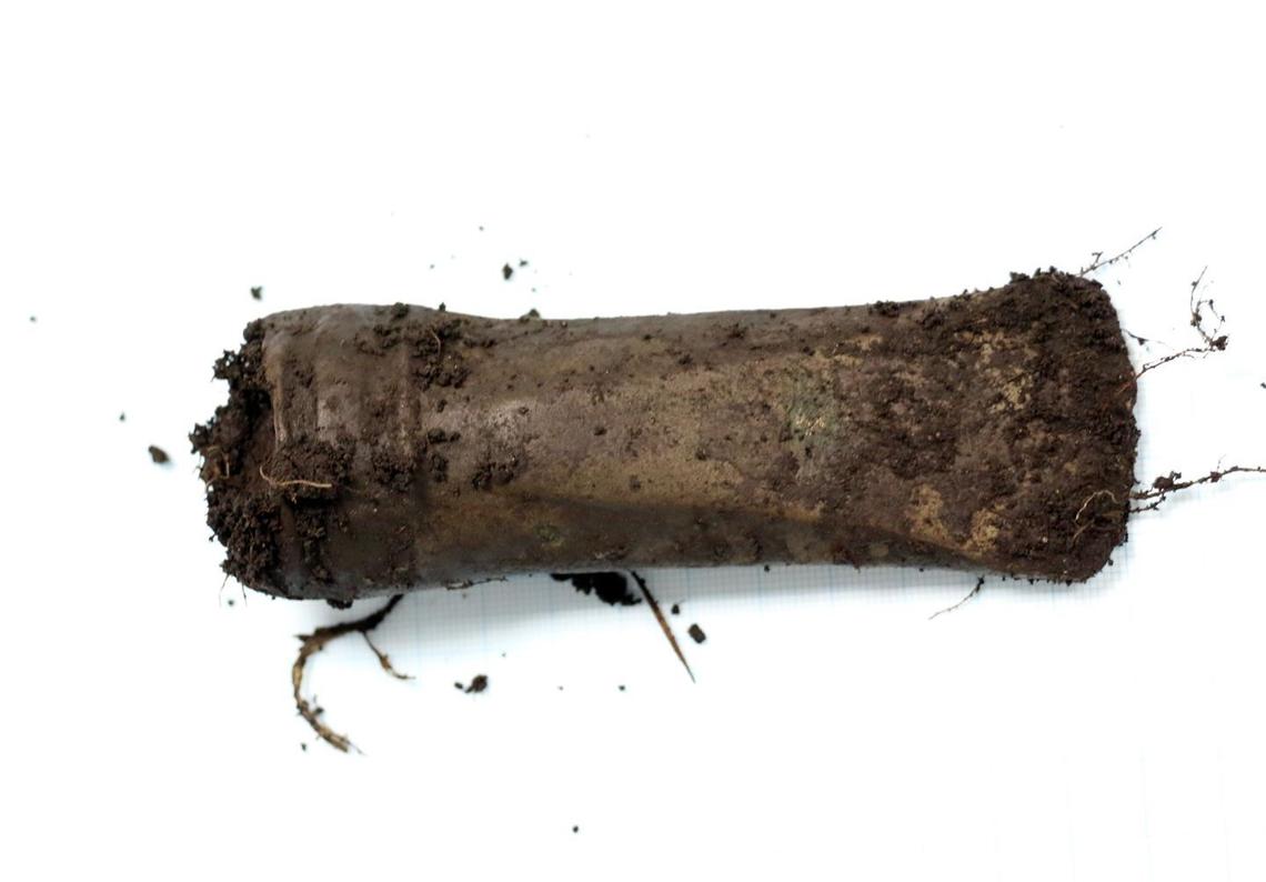 The 3,100-year-old hollow ax found in Fitjar.