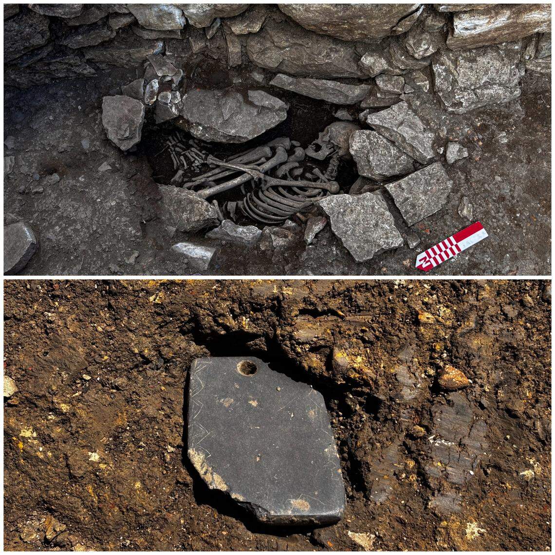 Archaeologists uncovered ritual offerings and human remains at the Kuélap llaqta archaeological site.