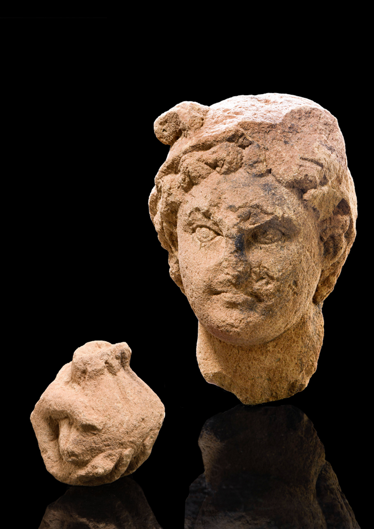 Fragments of a Mercury statue found in Neckargartach.