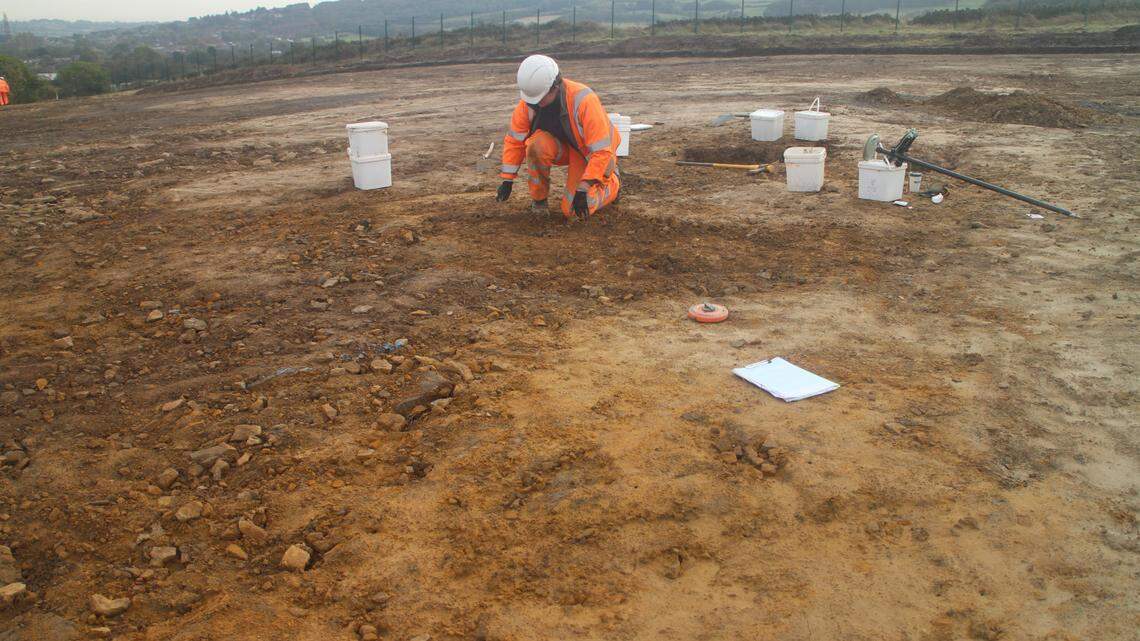 Railroad work in Ravensthorpe uncovered a large “cropmark” that archaeologists identified as a mysterious ancient settlement, a company said.