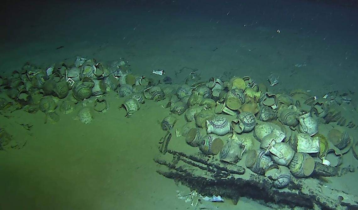 France’s navy discovered the country’s deepest shipwreck on record during an unrelated military operation, officials said.