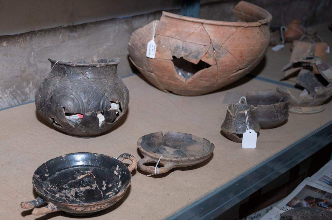 Some of the Tartessian artifacts found in Guareña.