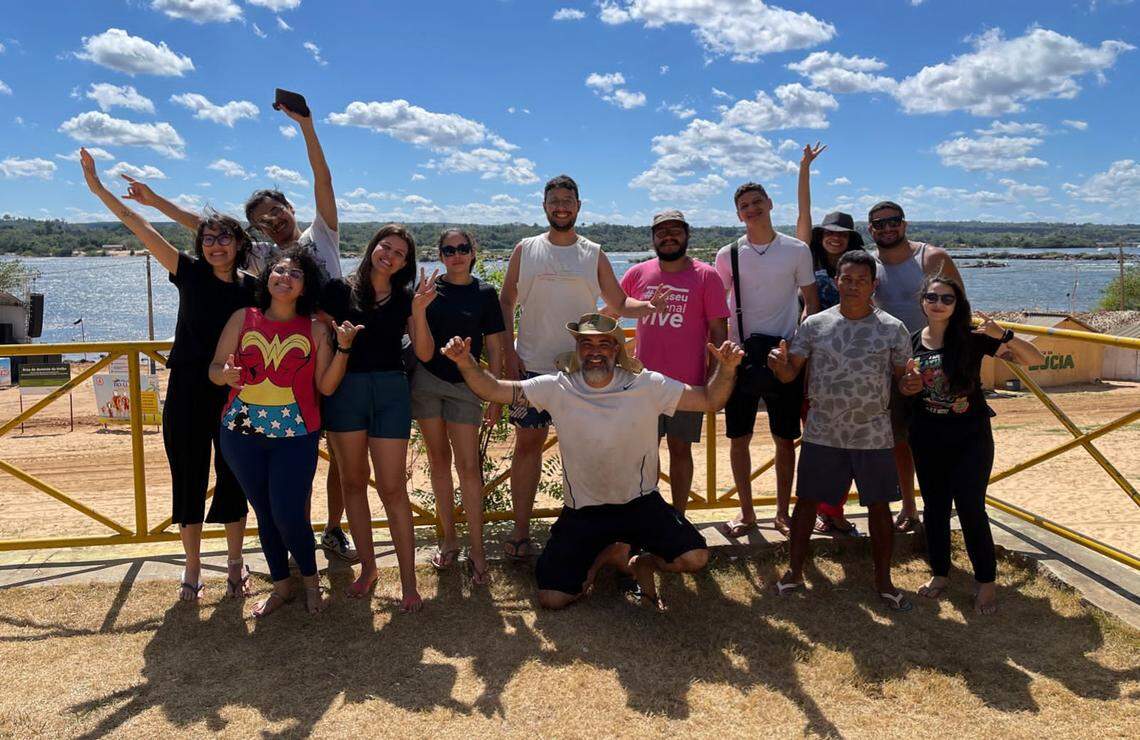 The team involved in discovering the new species.