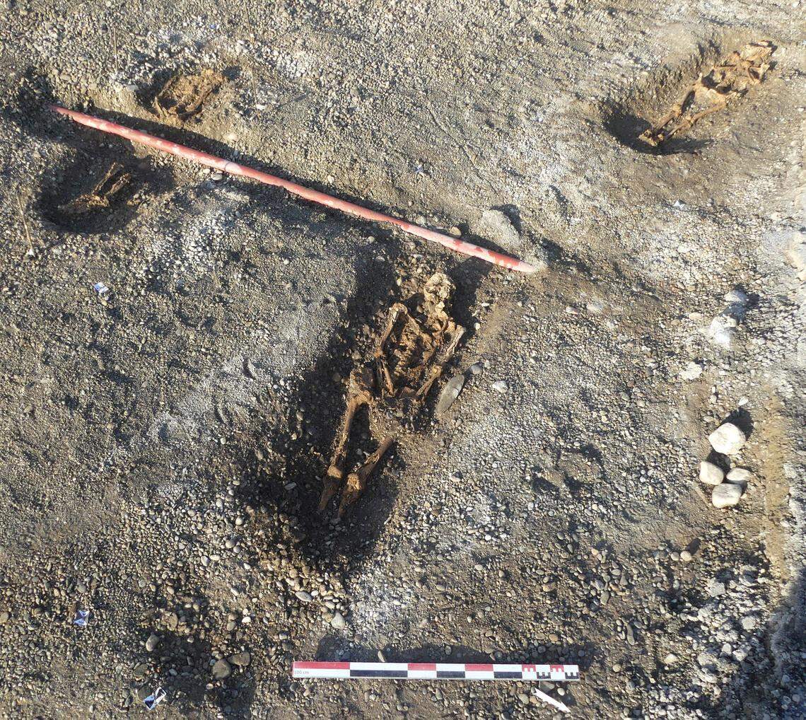More burials found at the medieval cemetery.