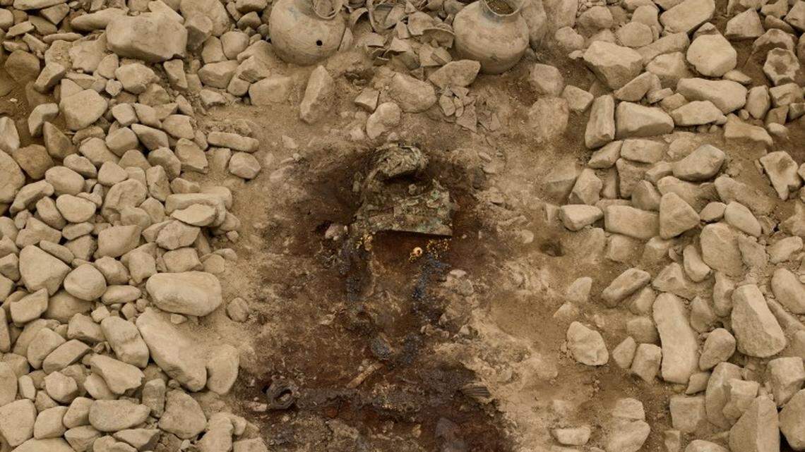 Archaeologists excavated a tomb in South Korea and found a 1,400-year-old crown decorated with insect wings in a first-of-its-kind find.