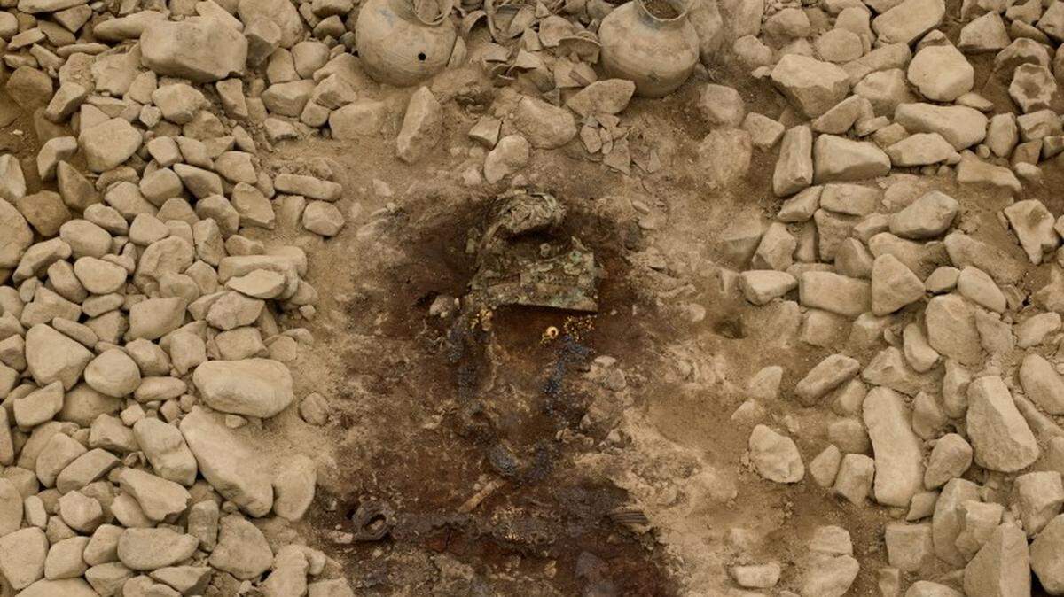 Archaeologists excavated a tomb in South Korea and found a 1,400-year-old crown decorated with insect wings in a first-of-its-kind find.