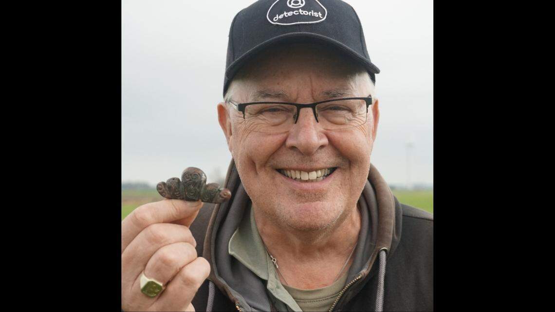 A metal detectorist unearthed a Viking sword fragment shaped like wild boars, a first-of-its-kind find for the Netherlands, photos show.