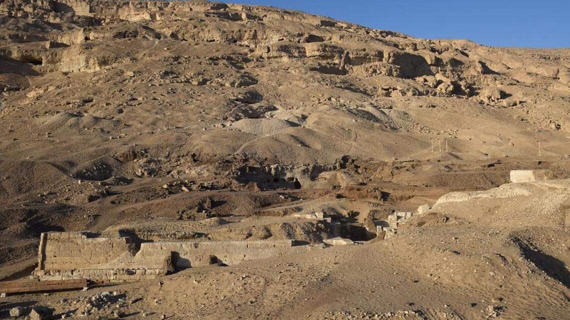 Archaeologists excavated a 2,000-year-old sanctuary and found an entrance gate, two towers, and a hidden chamber, photos show.