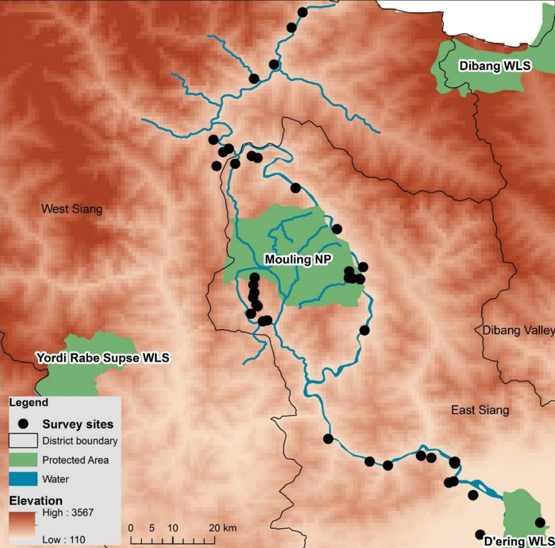 A map shows the reconstructed route of the 1911-1912 Abor Expedition in modern-day Arunachal Pradesh.