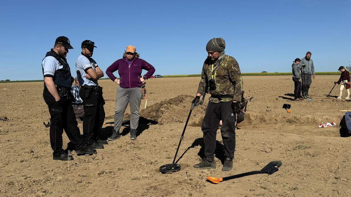 Archaeologists in Czechia found a 900-year-old “jackpot” of more than 2,000 silver coins after a woman stumbled on some coins, an institute said.