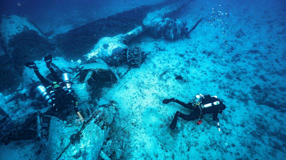 Divers found the wreckage of a WWII plane that crashed near Malta in 1943 and recovered the remains of a missing U.S. airman, officials say.