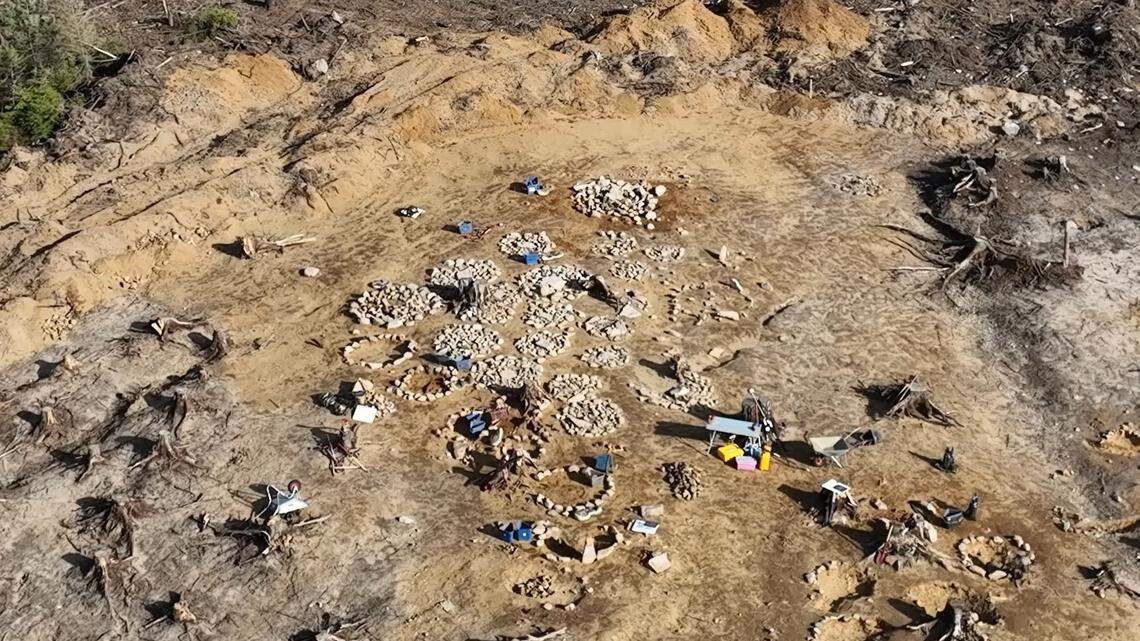 Archaeologists in Norway found a 2,200-year-old burial ground for young children with over 40 graves. Photos show the first-of-its-kind site.