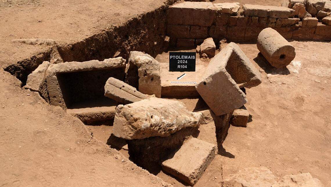 Containers used for collecting taxes were found at the ancient home.