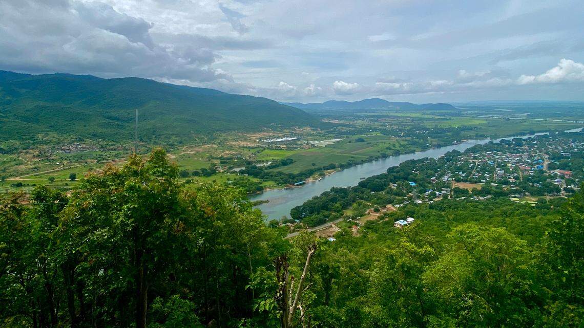 Scientists found a venomous green animal with “forked” genitalia and discovered a new species, a study said. Photo shows a representative region of central Myanmar.