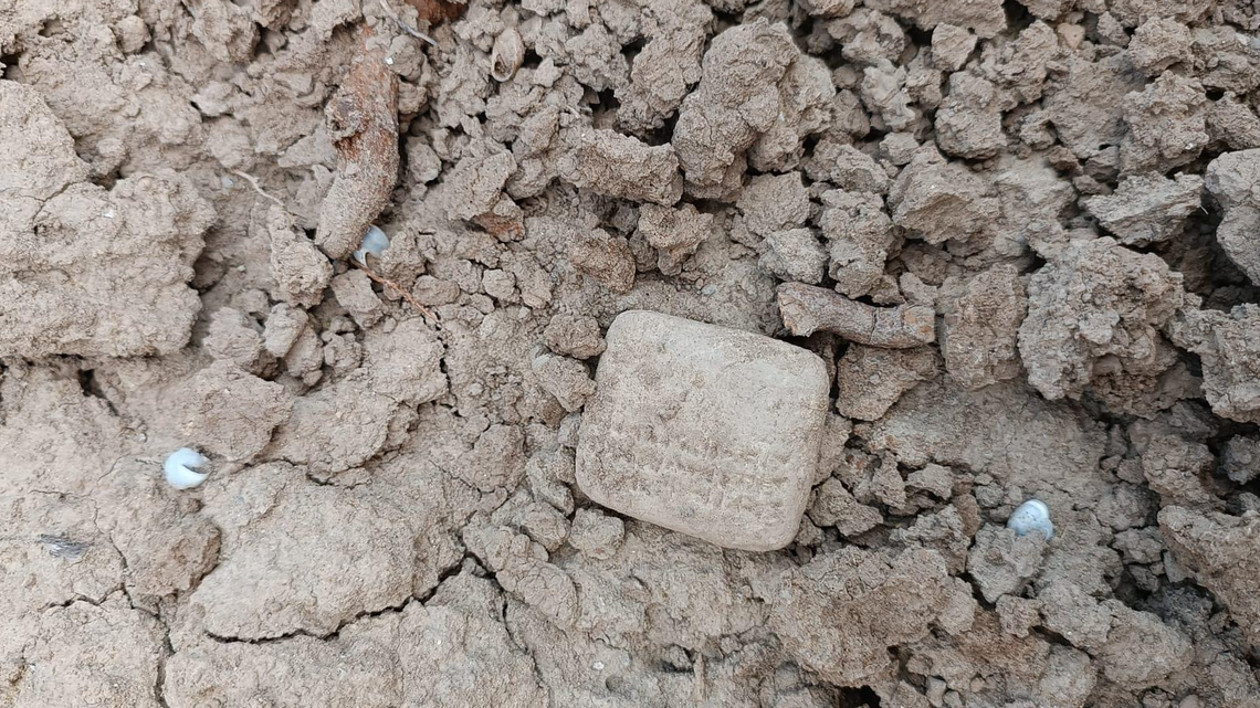 Archaeologists excavated a mound in Hatay and found an ancient cuneiform tablet with a list of furniture purchases and buyers, officials said.